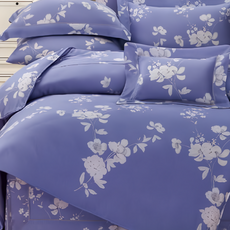 Grace Life 頂級精緻系列 60支100%天絲四件式兩用被床包組, 雙人, 海瑟薇 紫