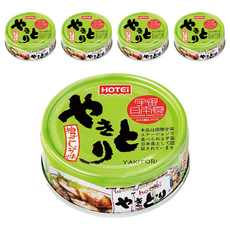 HOTEi 豪德 燒烤雞肉罐 柚子胡椒 70g, 5罐