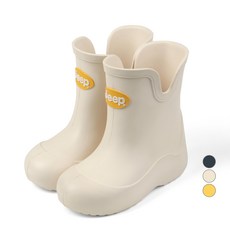 JEEP 兒童雨靴 象牙白