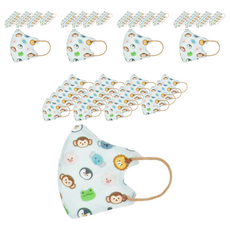 CS 凱馺國際 醫用口罩 未滅菌 幼幼適用, 3D動物好友MINI, 20片, 5包