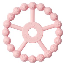 KU.KU Duckbill 酷咕鴨 KUKU PLUS 摩天輪矽膠固齒器, 食品級矽膠, 安全無毒不含BPA, 莓果粉, 1個