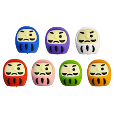 Iwako 造型橡皮擦 ER-BRI 030 七色達摩 Set, 七色, 1組