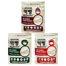 Naeiae 綜合米餅組 3入 - 精選原料 嚴格製程 美味安心, 南瓜口味 + 地瓜口味 + 蘋果口味, 90g, 1組
