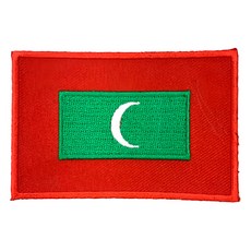 A-ONE 匯旺 國旗刺繡布貼 8x5cm, 彩色, 1件