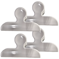 SJIAYP 白色密封夾 8406A 11cm, 白色, 4個