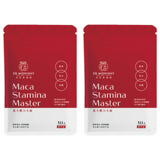 深夜營養師 馬卡體力大師 頂級黑紅馬卡萃取物, 30顆, 19.2g, 2包