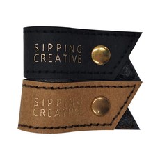 SIPPING CREATIVE 俬品創意 捲線器 耳機收納夾, 極簡黑 + 雅痞駝, 1組