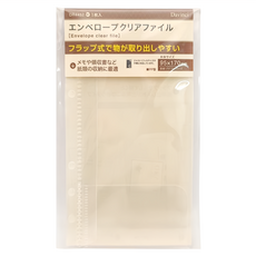 Raymay 藤井 聖書透明PP內頁袋 DR4452 1枚入 尺寸95x170mm, 1個, 1個