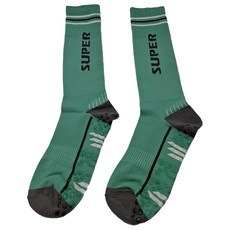 PORABELLA 條紋字母運動壓力襪 女款 綠色, 22~26cm