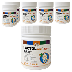 LACTOL BAC 樂多寶 活性腸益粉 100 grams, 腸道健康/乳酸菌, 6罐