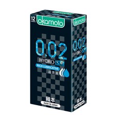 Okamoto 岡本 0.02RL超潤滑保險套, 12入, 1盒