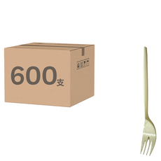 PP西餐叉 R-002 米白色, 1包, 600支
