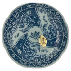 有田焼 ARITA 祥紋珍味皿, 藍色, 1個, 10.5 x 2cm