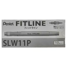 Pentel 飛龍文具 FITLINE 雙頭螢光筆, 粉彩紫, 10支