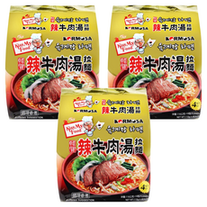 KORMOSA 韓寶 辣牛肉湯拉麵, 4包入, 12包