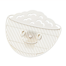 AKEBONO 曙產業 白米蔬果掛勾瀝水器 110 x 132 x 35mm, 白色, 1個