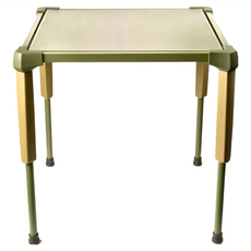 Wild Land 秋野地 快拆式鋁桌 4.8kg, 松嶺綠 + 綠色