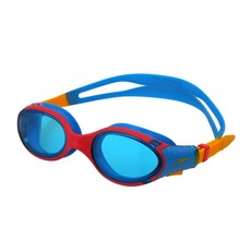 Speedo 兒童運動泳鏡 Biofuse 2.0 ONE SIZE, 黃色 + 藍色 + 珊瑚橘, 1個