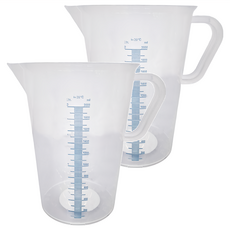 SHIMOYAMA PP帶刻度量杯 可配蓋, KM CO, 2L, 2個