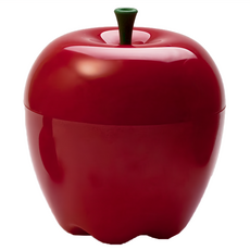 QUALy Mini Happle-Container 迷你蘋果盒 收納盒, 紅色, 1個
