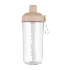 LocknLock 樂扣樂扣 嚼對搖搖吸管杯, 杏色, 700ml, 1個