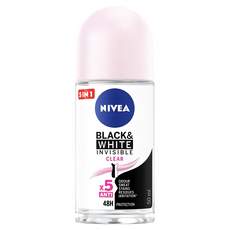 NIVEA 妮維雅 止汗爽身乳液 無印乾爽 滾珠瓶, 50ml, 1件