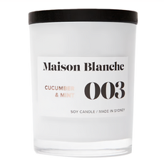 Maison Blanche 蠟燭 小號, 003黃瓜薄荷, 60g, 1件