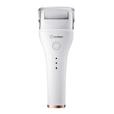 ENCHEN 電動磨腳器 ROCK, 兩檔動力 溫和除老繭, 配三種磨頭, 全身水洗, 白色