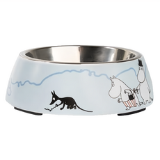 muurla 嚕嚕米寵物碗 14cm, 藍色, 1個