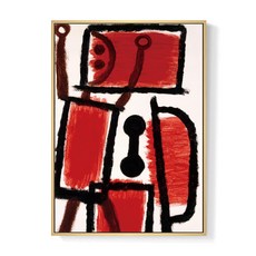 菠蘿選畫所 保羅・克利 鎖匠II AVAR3434D, 木色