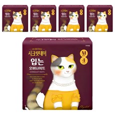 secretday 韓國原裝進口 夜用褲型衛生棉, M, 4片, 5包