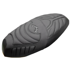 KYMCO 光陽 座墊皮 RACING MAN Set PU皮料 台灣原廠製作 適用車種: 雷霆/雷霆S, 黑色, 1個