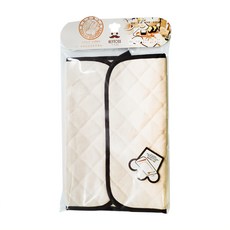 KEYTOSS 詰朵斯 隔熱防護餐墊 雙面可用 加厚隔熱, 44 x 30cm, 1包, 米色