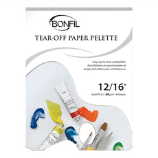 BONFIL 紙調色盤 40入, 30.5x40.5cm (12"x16")，厚度80g/m2, 攜帶方便, 1組, 無間格