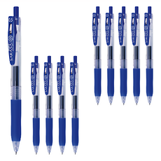 ZEBRA 斑馬牌 SARASA Clip 原子筆 0.5mm, 藍色, 10支