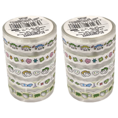 繽紛彩樂 60mmx2m - 裝飾用合成紙膠帶, 森果奶綠, 2個