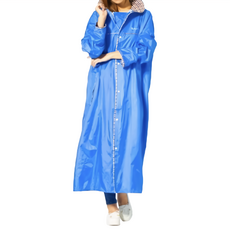 Twin Dragon 雙龍牌 前開式超輕量英倫風雨衣 一般型 155~165cm 藍色