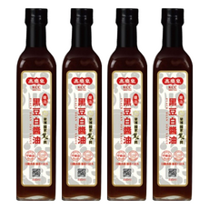 高慶泉 黑豆白醬油 100%純釀造, 480ml, 4瓶