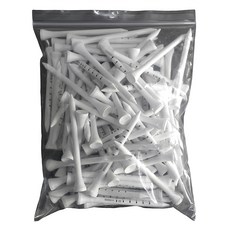 Near Pin 刻度木製高爾夫球梯, 100個, 白色