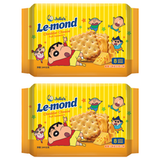 Julie's 茱蒂絲 蠟筆小新起士夾心餅 144g 酥脆餅乾與濃郁起士的完美結合, 2包