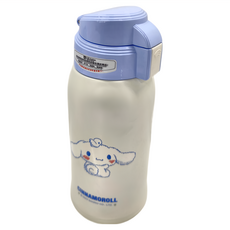 BEDDYBEAR 杯具熊 復古兒童保溫壺, 輕盈大耳狗 紫色, 600ml, 1個