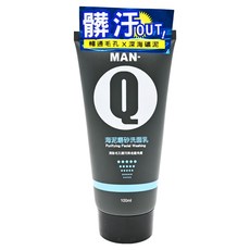 MAN-Q 海泥磨砂洗面乳 100ml, 清除毛孔髒污與老廢角質, 1條