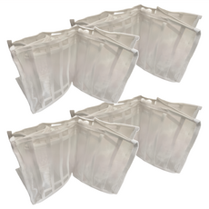 STAR CANDY 衣櫃分格收納袋 加高加寬 水洗不掉色, 9格T恤(36 x 25 x 20cm), 白色, 4個
