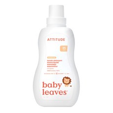 ATTITUDE 艾特優 嬰幼兒洗衣精 梨花蜜 無酵素配方, 1.04L, 1瓶