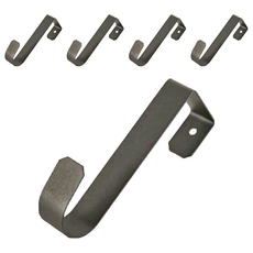 Y295 門後掛勾 一般款 金屬材質, 黑色, 1組