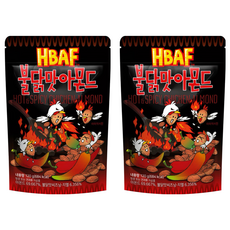 HBAF 杏仁果 火辣雞風味, 120g, 2包