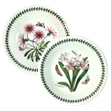 PORTmeIRION 波特玫琳恩 Botanic Garden 義大利麵碗 21.8x4.5cm, 款式隨機, 2個