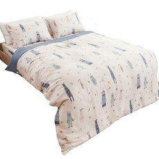 BUHO 布歐 台製300支100%TENCEL 純天絲床包枕套3件組