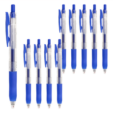 ZEBRA 斑馬牌 SARASA CLIP 環保鋼珠筆 JJS15-PB 0.4mm 10支, 淡藍, 1盒