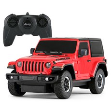 RASTAR 星輝 1 : 24 JEEP Wrangler JL 遙控車 79500, 紅色, 1個